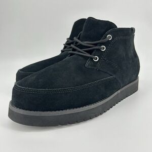 Koolaburra by UGG Boots Men's Size 10 Black Asaiah Chukka Suede 1122211 NWOB
